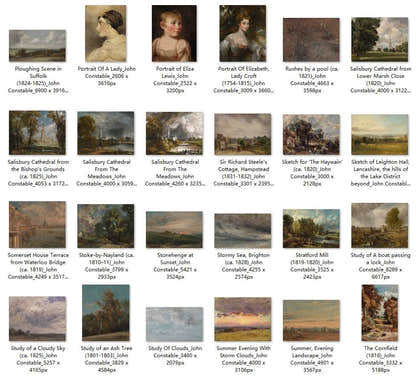 109 Painting Images by John Constable English, 1776-1837 - Tibetan Buddhist thangka, view 4