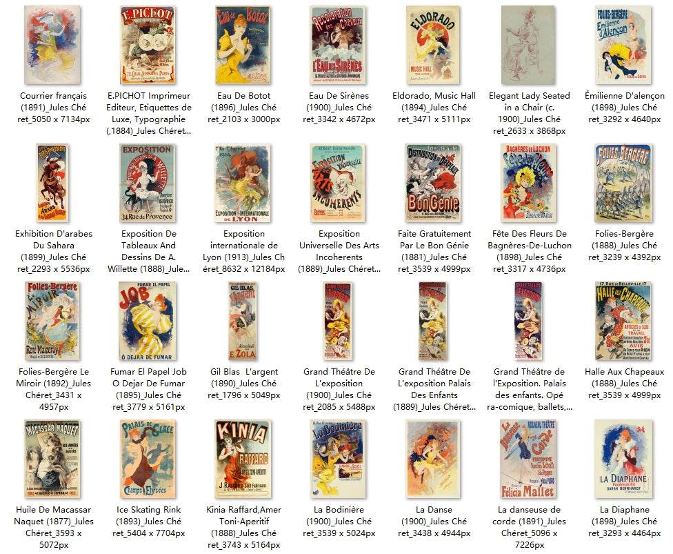 125 Painting Images by Jules Chéret French, 1836-1932 - Tibetan Buddhist thangka, detailed view