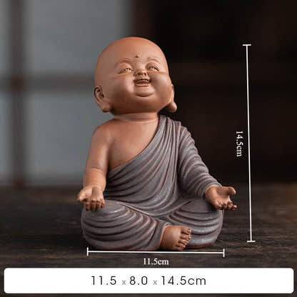 Purple Sand Meditation Buddha Statue - Tibetan Buddhist statue, view 8