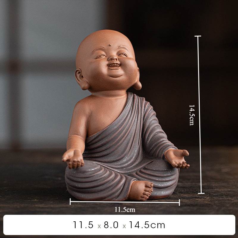 Purple Sand Meditation Buddha Statue - Tibetan Buddhist statue, view 8