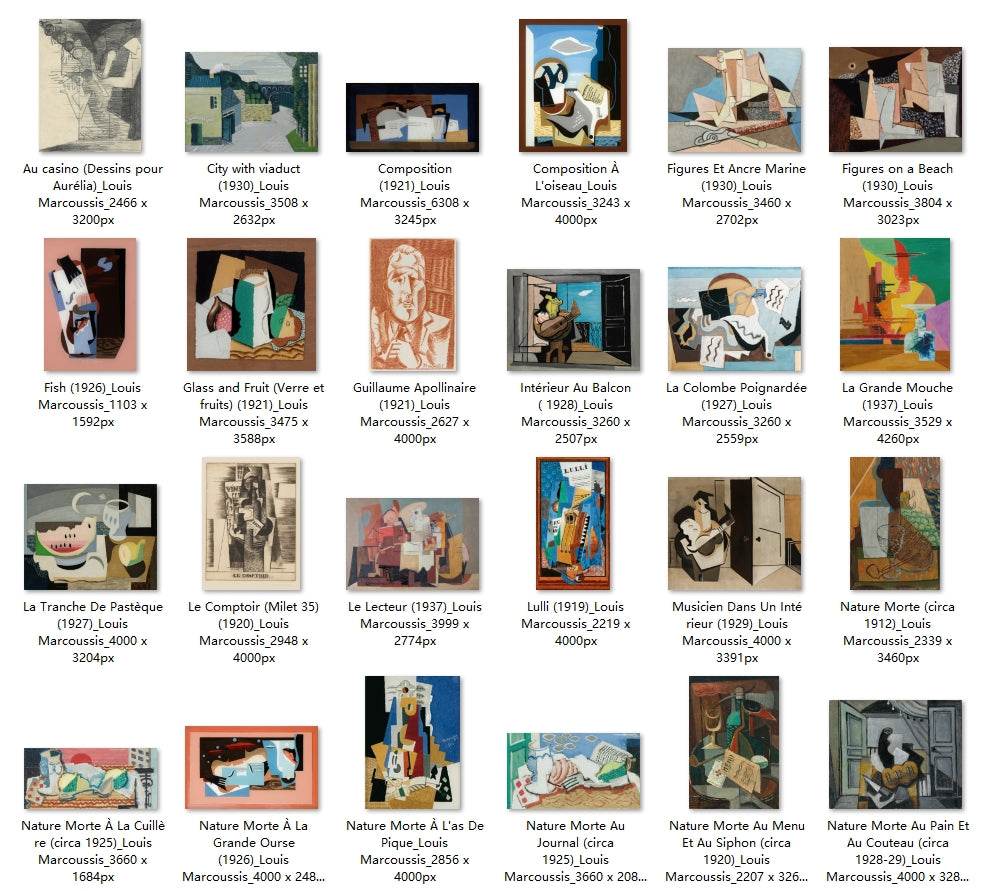 38 Painting Images by Louis Marcoussis French, 1883-1941 - Tibetan Buddhist thangka, front view