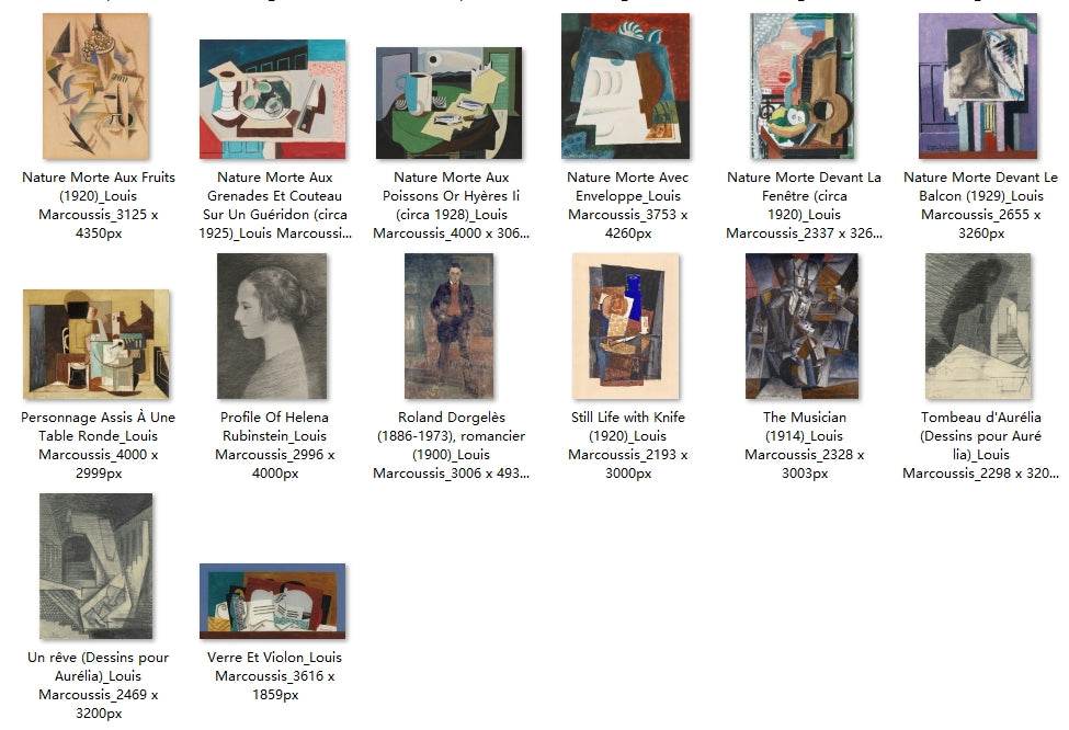 38 Painting Images by Louis Marcoussis French, 1883-1941 - Tibetan Buddhist thangka, detailed view
