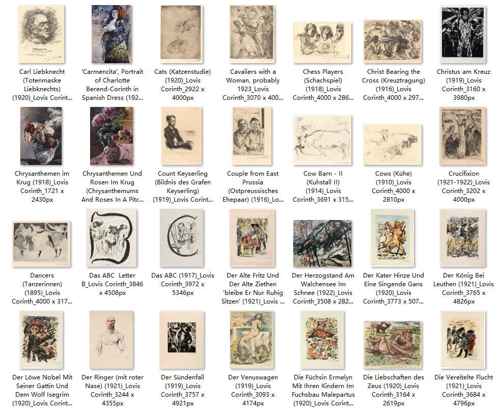 247 Painting Images by Lovis Corinth German, 1858-1925 - Tibetan Buddhist thangka, detailed view