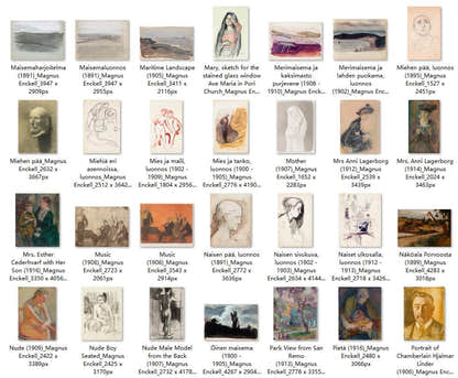 165 Painting Images by Magnus Enckell Finnish, 1870-1925 - Tibetan Buddhist thangka, view 4