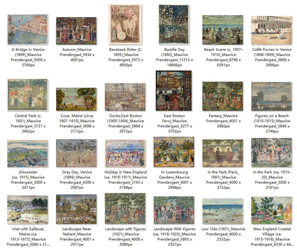 60 Painting Images by Maurice Prendergast American, 1858-1924 - Tibetan Buddhist thangka, front view