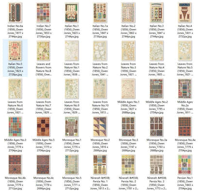203 Painting Images by Owen Jones English, 1809 - 1874 - Tibetan Buddhist thangka, view 5