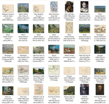 265 Painting Images by Paul Cézanne French, 1839-1906 - Tibetan Buddhist thangka, view 4