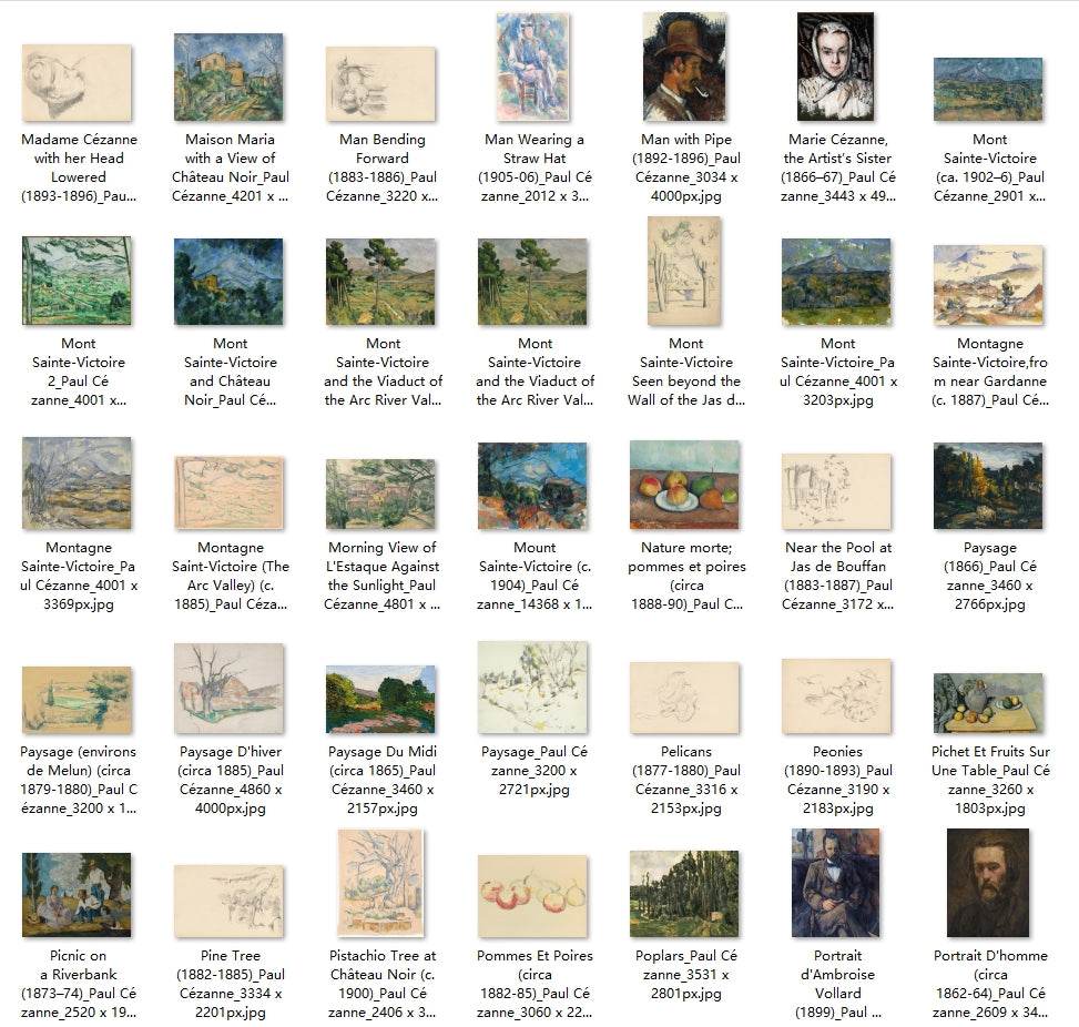 265 Painting Images by Paul Cézanne French, 1839-1906 - Tibetan Buddhist thangka, view 4