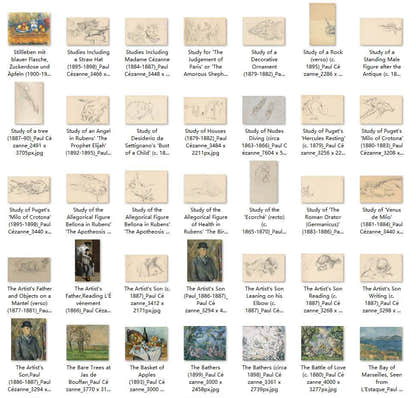 265 Painting Images by Paul Cézanne French, 1839-1906 - Tibetan Buddhist thangka, view 6