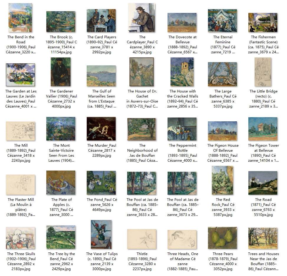 265 Painting Images by Paul Cézanne French, 1839-1906 - Tibetan Buddhist thangka, view 7