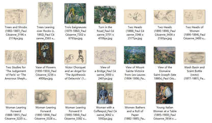 265 Painting Images by Paul Cézanne French, 1839-1906 - Tibetan Buddhist thangka, view 8