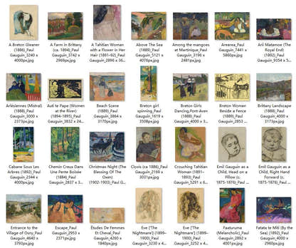 139 Painting Images by Paul Gauguin French, 1848-1903 - Tibetan Buddhist thangka, front view