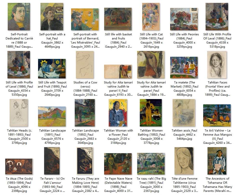 139 Painting Images by Paul Gauguin French, 1848-1903 - Tibetan Buddhist thangka, view 4