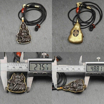 Buddha Statue Amulet, Pendant - Tibetan Buddhist amulet, view 10