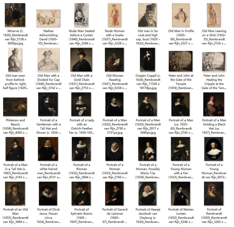 268 Painting Images by Rembrandt van Rijn Dutch, 1606-1669 - Tibetan Buddhist thangka, view 4