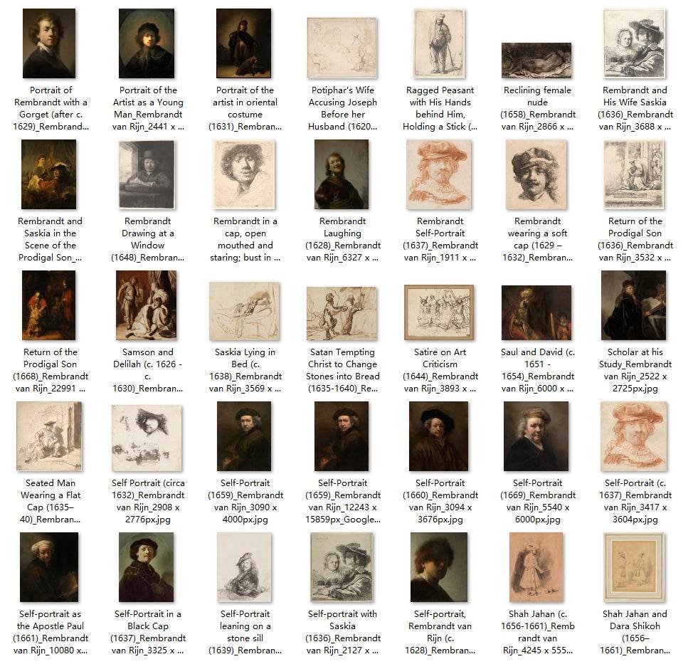 268 Painting Images by Rembrandt van Rijn Dutch, 1606-1669 - Tibetan Buddhist thangka, view 5