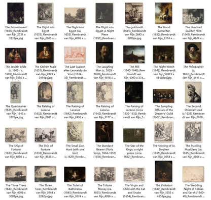 268 Painting Images by Rembrandt van Rijn Dutch, 1606-1669 - Tibetan Buddhist thangka, view 7