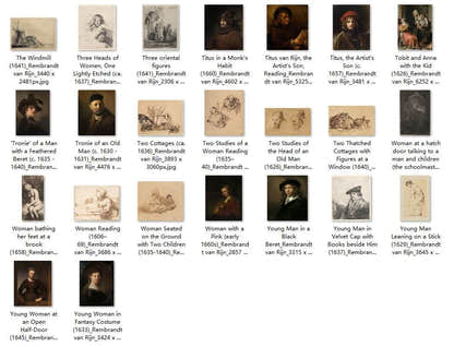 268 Painting Images by Rembrandt van Rijn Dutch, 1606-1669 - Tibetan Buddhist thangka, view 8
