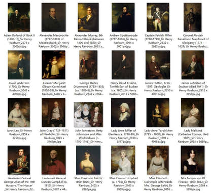 67 Painting Images by Sir Henry Raeburn English, 1756-1823 - Tibetan Buddhist thangka, front view