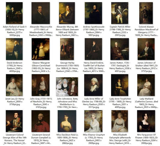 67 Painting Images by Sir Henry Raeburn English, 1756-1823 - Tibetan Buddhist thangka, front view