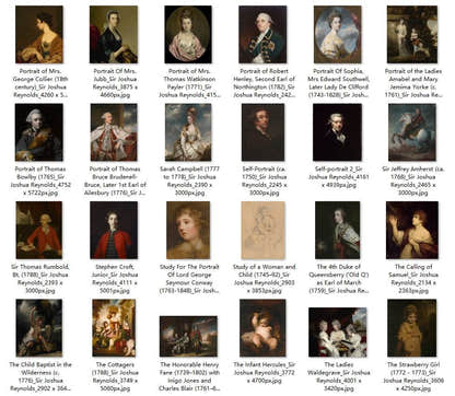 97 Painting Images by Sir Joshua Reynolds English, 1723 - 1792 - Tibetan Buddhist thangka, view 4