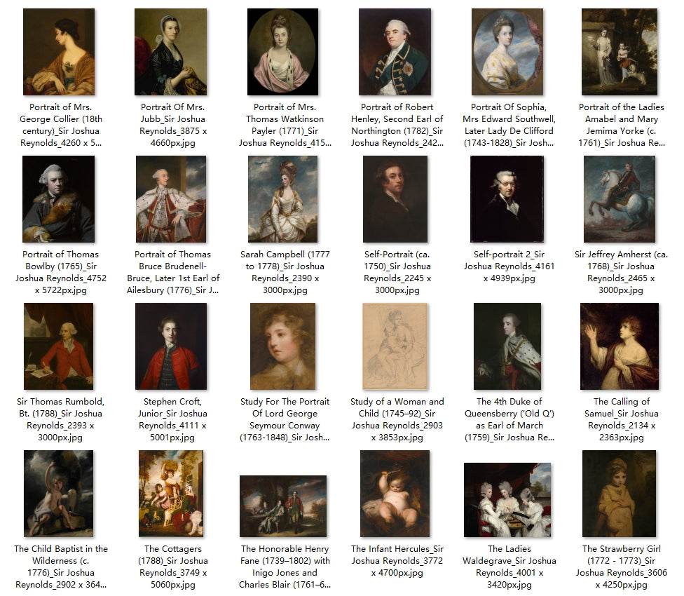 97 Painting Images by Sir Joshua Reynolds English, 1723 - 1792 - Tibetan Buddhist thangka, view 4