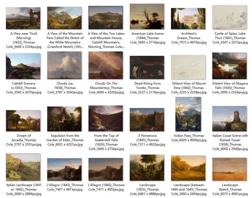 63 Painting Images by Thomas Cole American, 1801-1848 - Tibetan Buddhist thangka, front view