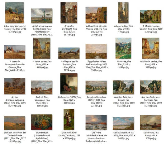 65 Painting Images by Tina Blau Austrian, 1845-1916 - Tibetan Buddhist thangka, front view