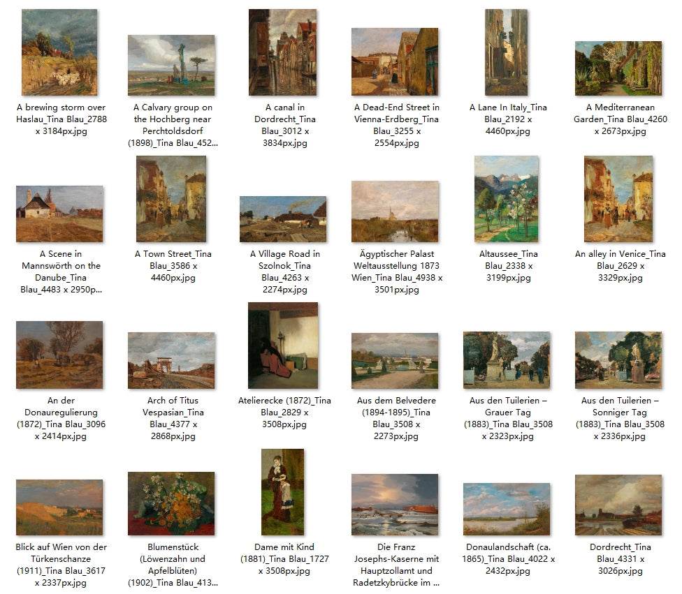 65 Painting Images by Tina Blau Austrian, 1845-1916 - Tibetan Buddhist thangka, front view