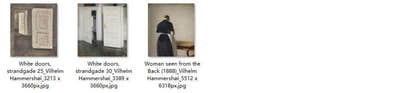 75 Painting Images by Vilhelm Hammershøi Danish, 1864 - 1916 - Tibetan Buddhist thangka, view 4