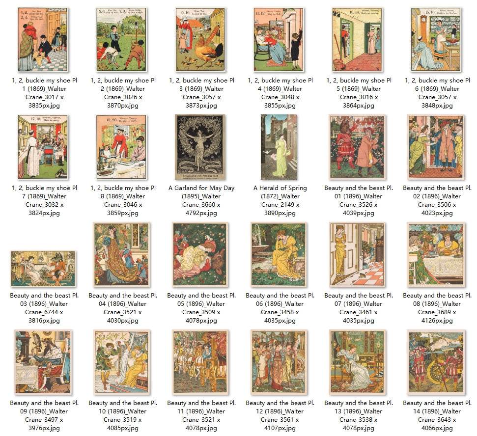75 Painting Images by Walter Crane English, 1845 - 1915 - Tibetan Buddhist thangka, front view