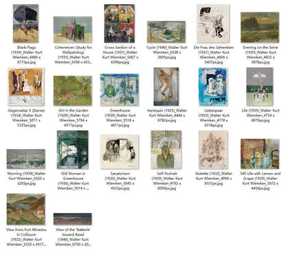 20 Painting Images by Walter Kurt Wiemken Swiss, 1907 – 1940 - Tibetan Buddhist thangka, front view