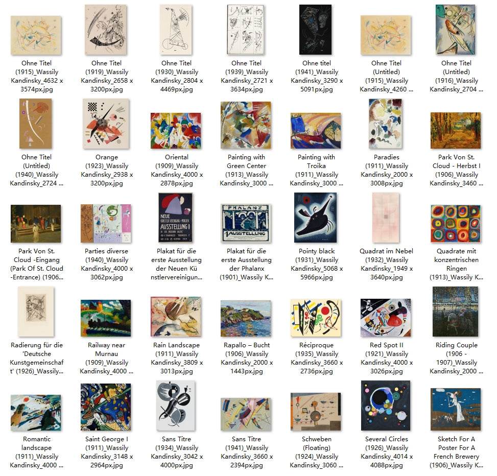 210 Painting Images by Wassily Kandinsky Russian, 1866 - 1944 - Tibetan Buddhist thangka, view 5