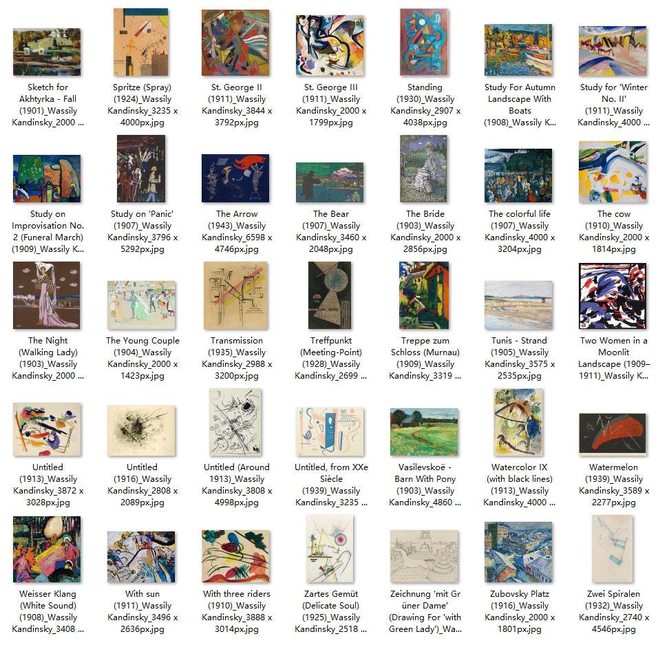 210 Painting Images by Wassily Kandinsky Russian, 1866 - 1944 - Tibetan Buddhist thangka, view 6