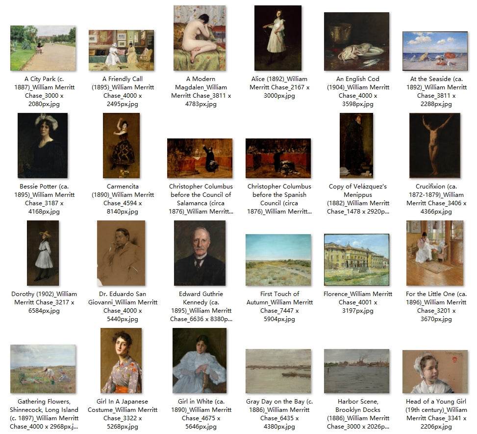 88 Painting Images by William Merritt Chase American, 1849-1916 - Tibetan Buddhist thangka, front view