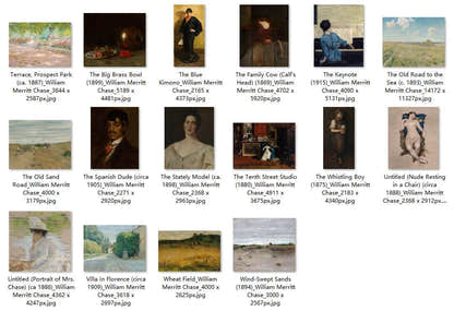88 Painting Images by William Merritt Chase American, 1849-1916 - Tibetan Buddhist thangka, view 4
