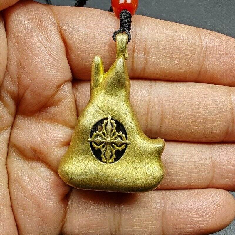 Buddha Statue Amulet, Pendant - Tibetan Buddhist amulet, view 20