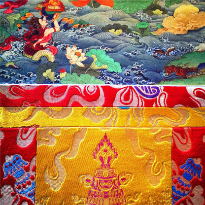 Tsongkhapa's Refuge Tree - 18th Century - Tibetan thangka painting, view 11