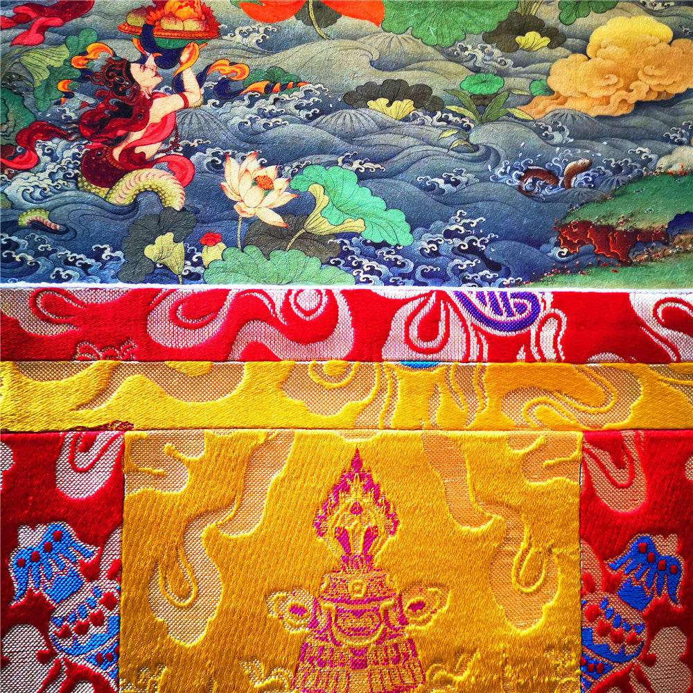 Vajrabhairava / Yamantaka Madala - 17th Century Old Version - Tibetan thangka painting, view 11