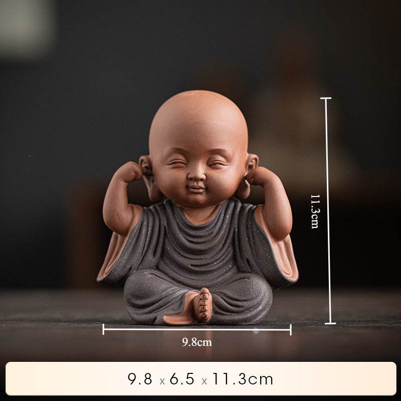 Purple Sand Meditation Buddha Statues - Tibetan Buddhist statue, view 10