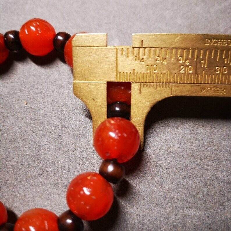 Nanhong Red Agate Bracelet,Amulet Mala Bracelet - Tibetan Buddhist mala beads, view 8