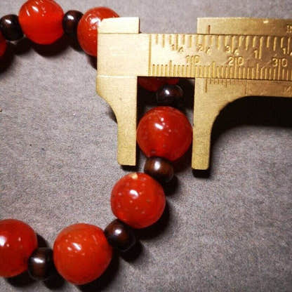 Nanhong Red Agate Bracelet,Amulet Mala Bracelet - Tibetan Buddhist mala beads, view 7