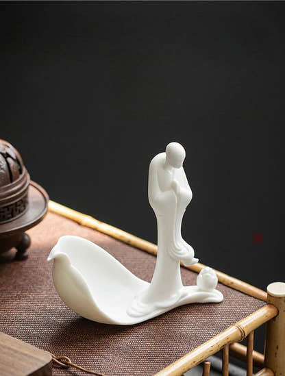 White Porcelain Buddha Statue - Tibetan Buddhist statue, view 11