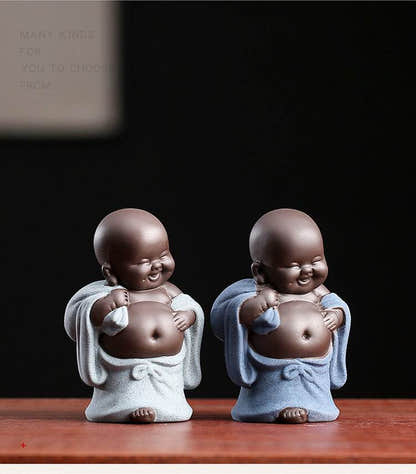 Purple Clay Maitreya Buddha Statues - Tibetan Buddhist statue, view 17