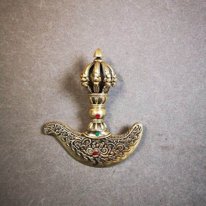 Kartika knife of the Dakinis - Tibetan Buddhist art, view 12