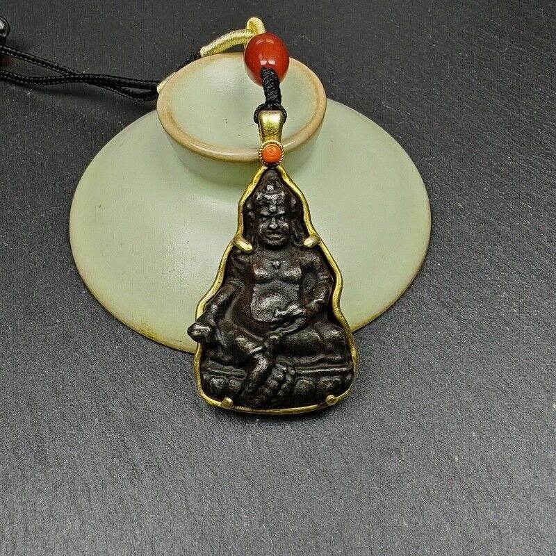 Buddha Statue Amulet, Pendant - Tibetan Buddhist amulet, view 28
