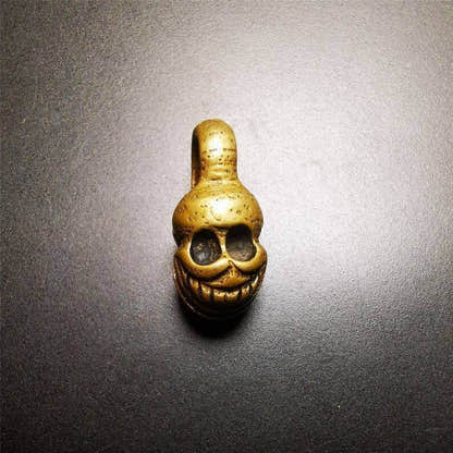Skull Sitavana Shape Bead Counter Clip - Tibetan Buddhist art, view 7