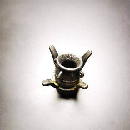 Cone Incense Burner Model - Tibetan Buddhist art, size reference