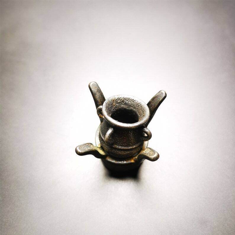 Cone Incense Burner Model - Tibetan Buddhist art, size reference