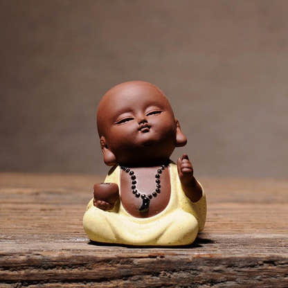 Purple Sand Meditation Buddha Statues - Tibetan Buddhist statue, view 8